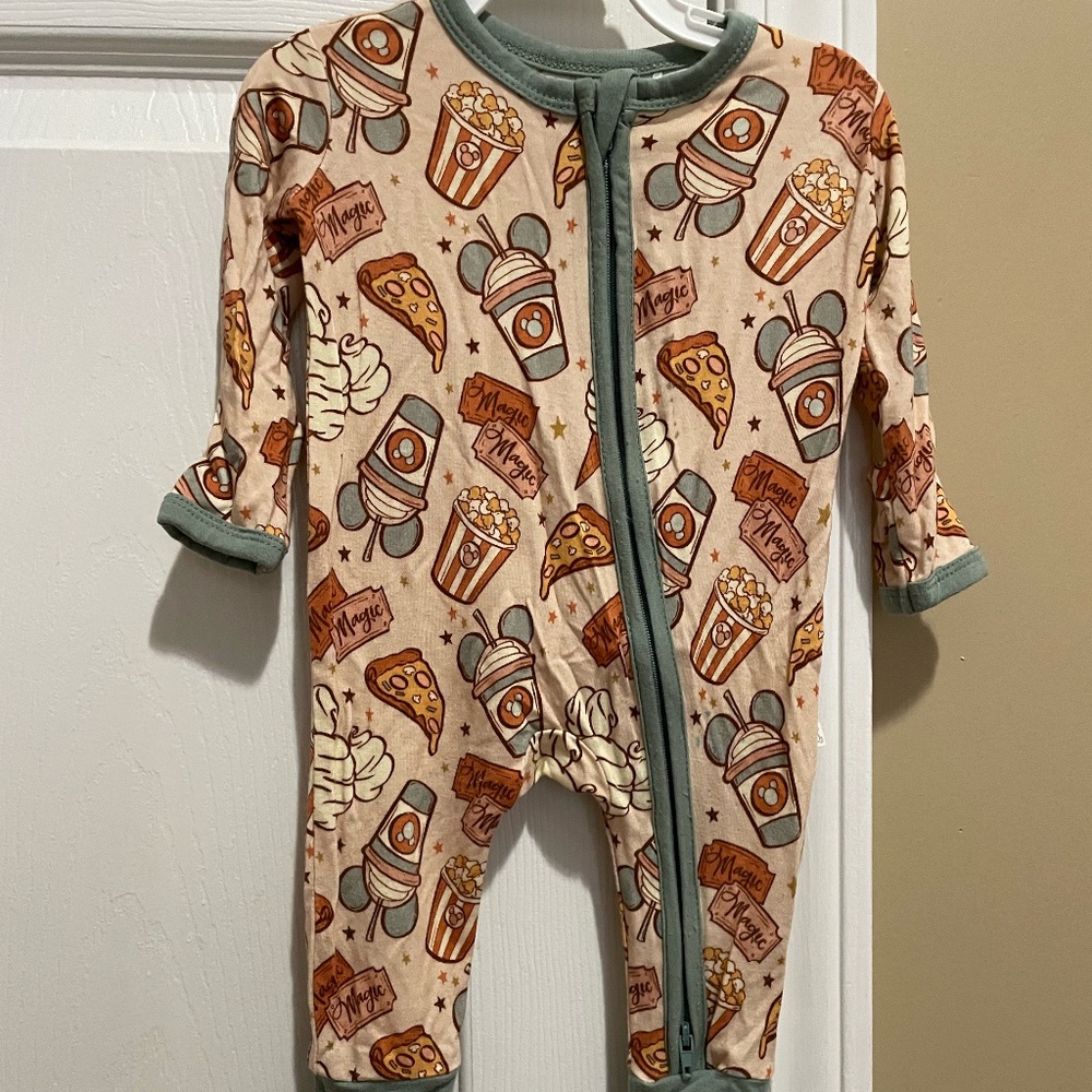 Newborn. Little Snuggles Bamboo Pajamas.